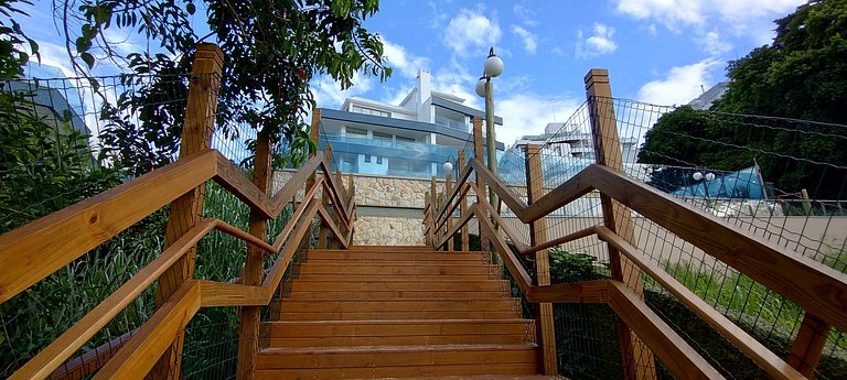 Luxo e comodidade à beira da praia